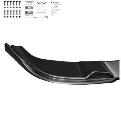 Spoiler delantero Oneway apto para BMW Serie 5 E60/E61 M-Pack 2003-2010 - Negro brillante