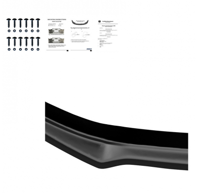 Spoiler delantero Oneway apto para Audi A5 S-Line/S5 F5 Coupe/Sportback 2017-2019 - Negro brillante