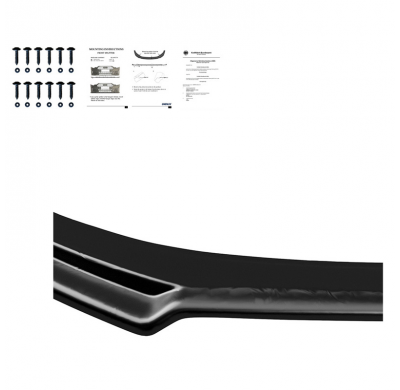Spoiler delantero Oneway apto para Volvo V40 R-Design 2012-2019 - Negro brillante
