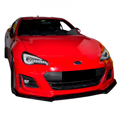 Spoiler delantero Oneway apto para Subaru BRZ MK1 2012-2017 - Negro brillante