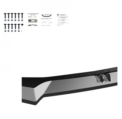 Spoiler delantero Oneway apto para Subaru BRZ MK1 2012-2017 - Negro brillante