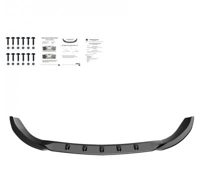 Spoiler delantero Oneway apto para Mercedes Vito W447 2014- - Negro brillante