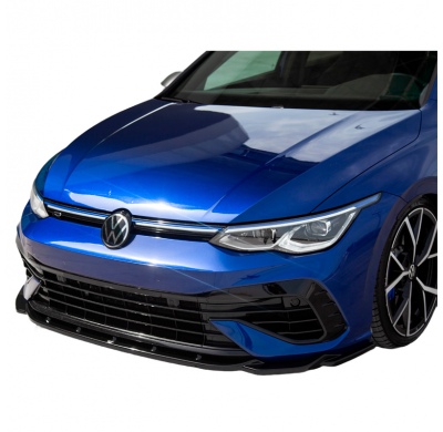 Spoiler delantero Oneway apto para Volkswagen Golf VIII HB/Variant R 2020- - Negro brillante