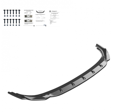 Spoiler delantero Oneway apto para Volkswagen Golf VIII HB/Variant R 2020- - Negro brillante