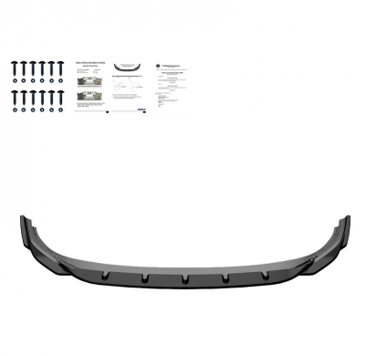 Spoiler delantero Oneway apto para Volkswagen Golf VIII HB/Variant R 2020- - Negro brillante