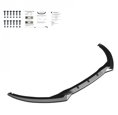 Spoiler delantero Oneway apto para Ford Focus ST MK3 HB/Combi Facelift 2015-2018 - Negro brillante