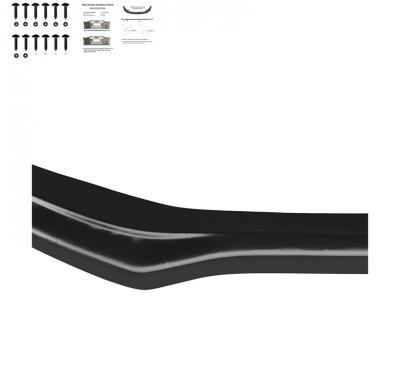 Spoiler delantero Oneway apto para Audi A4 S-Line/S4 B8 Facelift 2012-2015 - Negro brillante