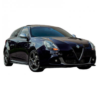 Spoiler delantero Oneway apto para Alfa Romeo Giulietta 2010-2020 - Negro brillante