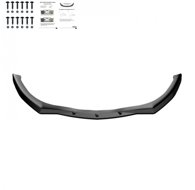 Spoiler delantero Oneway apto para Alfa Romeo Giulietta 2010-2020 - Negro brillante