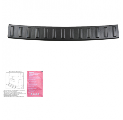 Protector de parachoques trasero Oneway apto para Volkswagen T-Cross 2022- - Negro mate