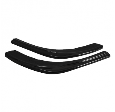 Difusores laterales traseros Oneway aptos para Ford Transit Custom MK1 Facelift 2018-2023 - Negro brillante