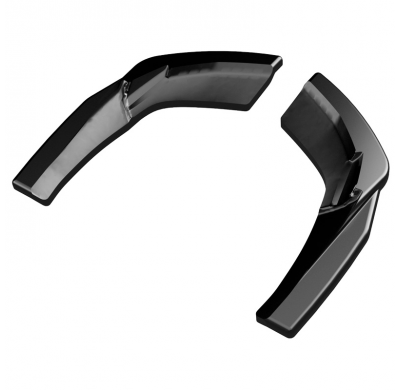 Difusores laterales traseros Oneway aptos para Audi S3 Sportback 8V Facelift 2016-2020 - Negro brillante
