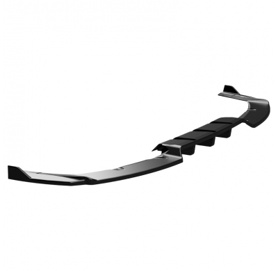 Faldón de parachoques trasero Oneway apto para BMW iX M-Pack i20 2021- - Negro brillante