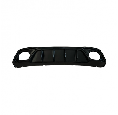 Difusor trasero unidireccional apto para Audi RS3 Sedan 8Y 2020- - Negro brillante