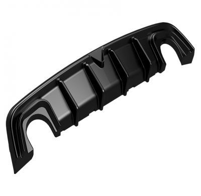 Difusor trasero Oneway apto para Alfa Romeo Giulietta 2010-2020 - Versión 2 - Negro brillante