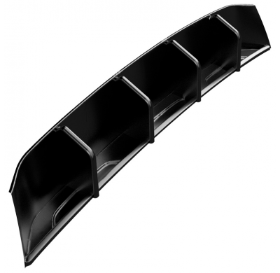 Difusor trasero Oneway apto para Volkswagen Tiguan II R-Line Facelift 2020-2024 - Negro brillante