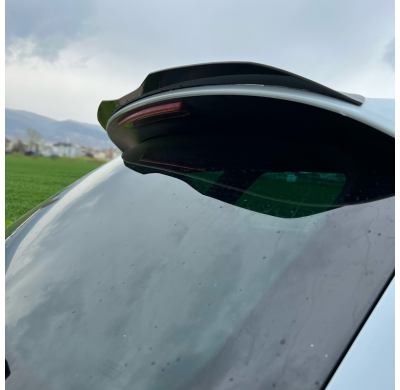 Alerón de techo Oneway (tapa) apto para Seat Leon (5F) HB Cupra 2013-2016 - Negro brillante