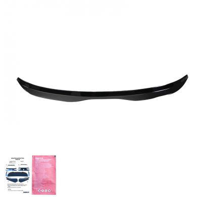 Alerón de techo Oneway (tapa) apto para Seat Leon (5F) HB Cupra 2013-2016 - Negro brillante