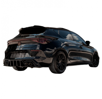 Alerón de techo unidireccional (tapa) apto para Seat Leon IV HB FR y Cupra Leon HB 2020- - Negro brillante