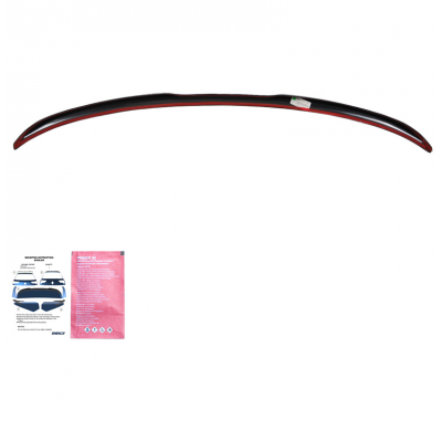 Alerón de maletero Oneway apto para Audi A6 S-Line/S6 C8 Avant 2018- - Negro brillante