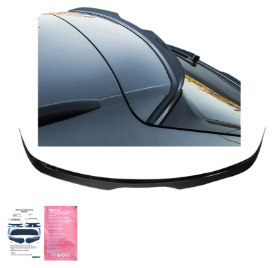 Alerón de techo unidireccional (tapa) apto para Audi A6 S-Line/S6 C8 Avant 2018- - Negro brillante