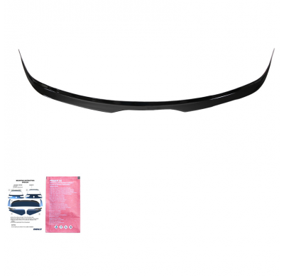 Alerón de techo unidireccional (tapa) apto para Audi A6 S-Line/S6 C8 Avant 2018- - Negro brillante