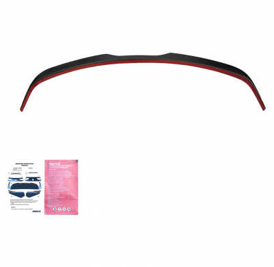 Alerón de techo unidireccional (tapa) apto para Audi A6 S-Line/S6 C8 Avant 2018- - Negro brillante