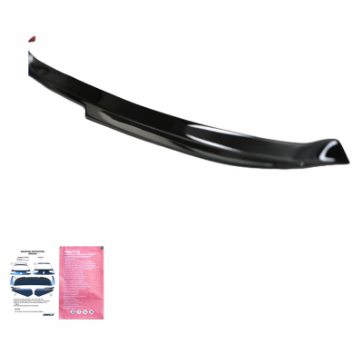 Alerón de techo unidireccional (tapa) apto para Ford Focus ST MK3 Hatchback 2010-2014 y ST MK3 Facelift 2015-2018 - Negro brilla
