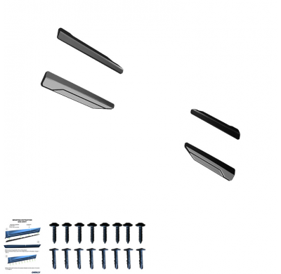 Faldones laterales Oneway Set aptos para Audi A6 S-Line/S C8 (Sedan/Avant) 2018- - Negro brillante