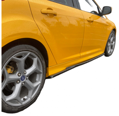 Faldones laterales Oneway Set aptos para Ford Focus ST MK3 HB/Kombi 2010-2018 - Negro brillante