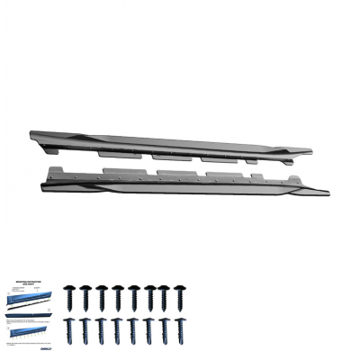 Faldones laterales Oneway Set compatibles con BMW X1 F48 M-Pack 2015-2019 - Negro brillante