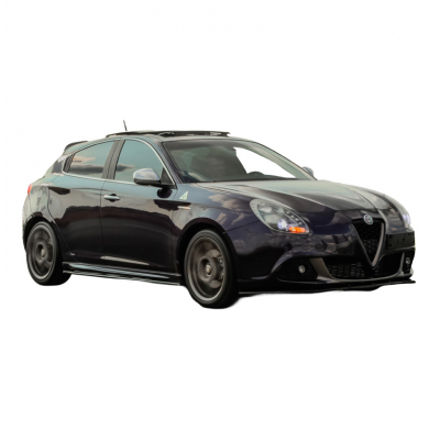 Faldones laterales Oneway Set aptos para Alfa Romeo Giulietta Sport 2010-2020 - Negro brillante