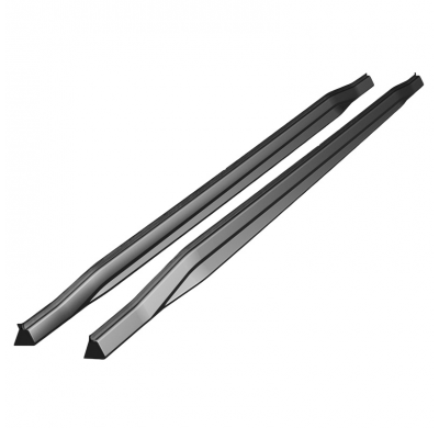 Faldones laterales Oneway Set aptos para Volkswagen Golf VIII HB/Variant GTI/GTI Clubsport/GTD/R-Line 2020- - Versión 2 - Negro