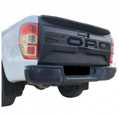 Cubierta de portón trasero Oneway adecuada para Ford Ranger T6/T7/T8 2012-2022 - Negro mate