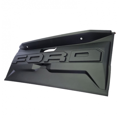 Cubierta de portón trasero Oneway adecuada para Ford Ranger T6/T7/T8 2012-2022 - Negro mate