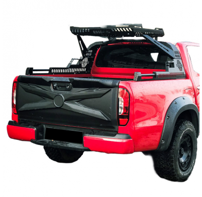 Cubierta de portón trasero Oneway adecuada para Mercedes Clase X W470 2017- - Negro mate