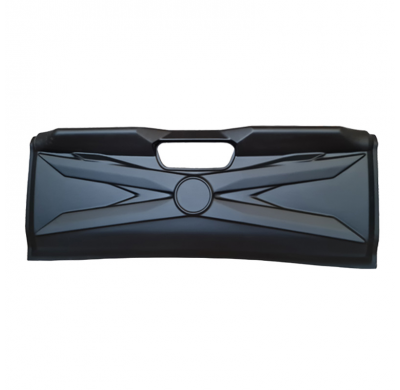 Cubierta de portón trasero Oneway adecuada para Mercedes Clase X W470 2017- - Negro mate