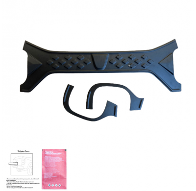 Revestimiento de portón trasero Oneway apto para Dacia Duster II 2018-2024 - Negro mate