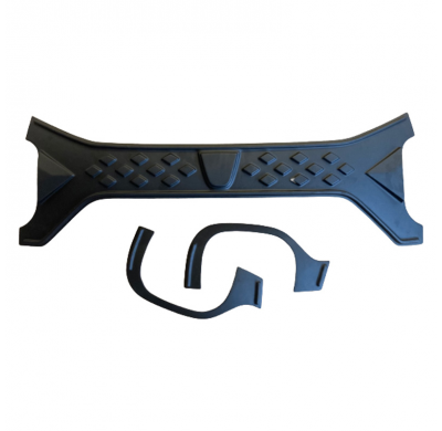 Revestimiento de portón trasero Oneway apto para Dacia Duster II 2018-2024 - Negro mate