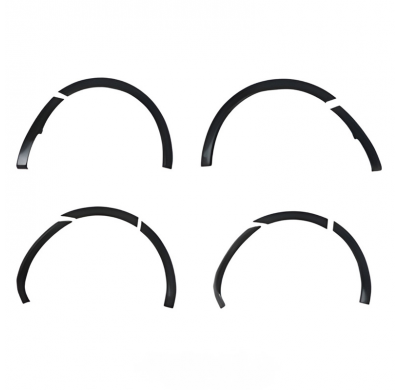 Embellecedores de paso de rueda Oneway Set aptos para Ford Transit Custom MK1 2012-2018 - Negro brillante