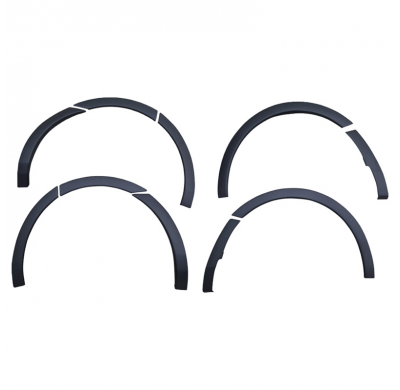 Embellecedores de paso de rueda Oneway Set aptos para Ford Transit Custom MK1 2012-2018 - Negro mate