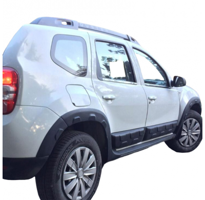 Embellecedores de paso de rueda Oneway Set compatibles con Dacia Duster I 2010-2017 Off-Road - Negro mate