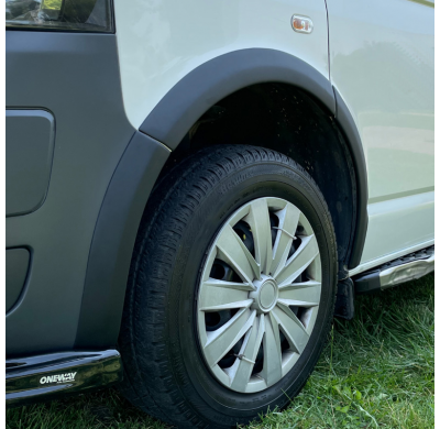 Embellecedores de paso de rueda Oneway Set adecuados para Volkswagen Transporter T5/T5.1 2003-2015 (distancia entre ejes corta y