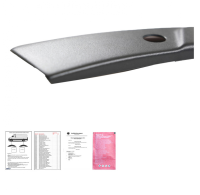 Embellecedores de paso de rueda Oneway Set compatibles con Dacia Duster II 2018-2024 con Park Assist (Offroad) - Negro mate