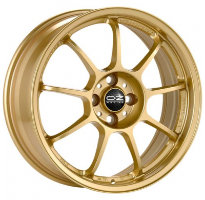 LLANTA ALLEGGERITA HLT 4F 7x17 ET 44 4x100 OZ RACING RACE GOLD