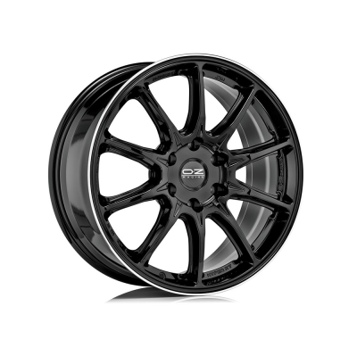 LLANTA HYPER XT HLT OF 9x20 ET 38 6x139,7 OZ RACING GLOSS BLACK+DIAMOND LIP