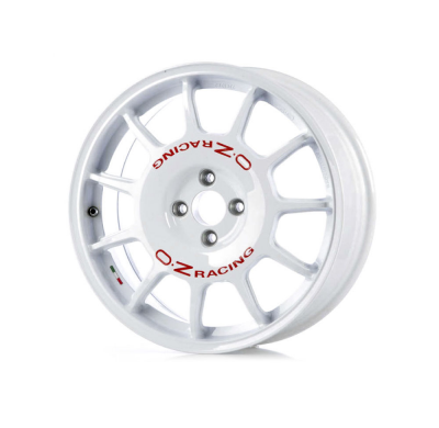 LLANTA LEGGENDA 7x17 ET 42 4x108 OZ RACING RACE WHITE RED LETTERING