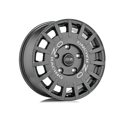 LLANTA RALLY RAC. VAN 8x18 ET 56 5x120 OZ RACING DARK GRAPHITE SILVER LETTERING