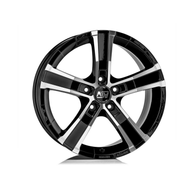 LLANTA SAHARA 5 8x18 ET 40 5x127 OZ GLOSS BLACK FULL POLISHED