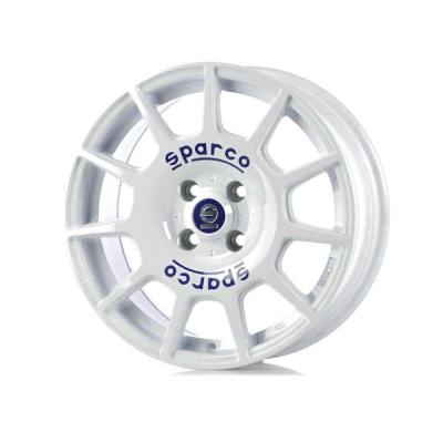 LLANTA SPARCO TERRA 7,5x17 ET 38 5x110 SPARCO WHITE BLUE LETTERING